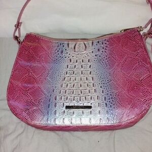 Brahim ombre crossbody pink/purples and pale blues
